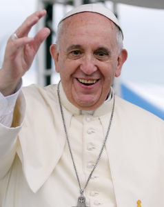 Image: Pope Francis, smiling