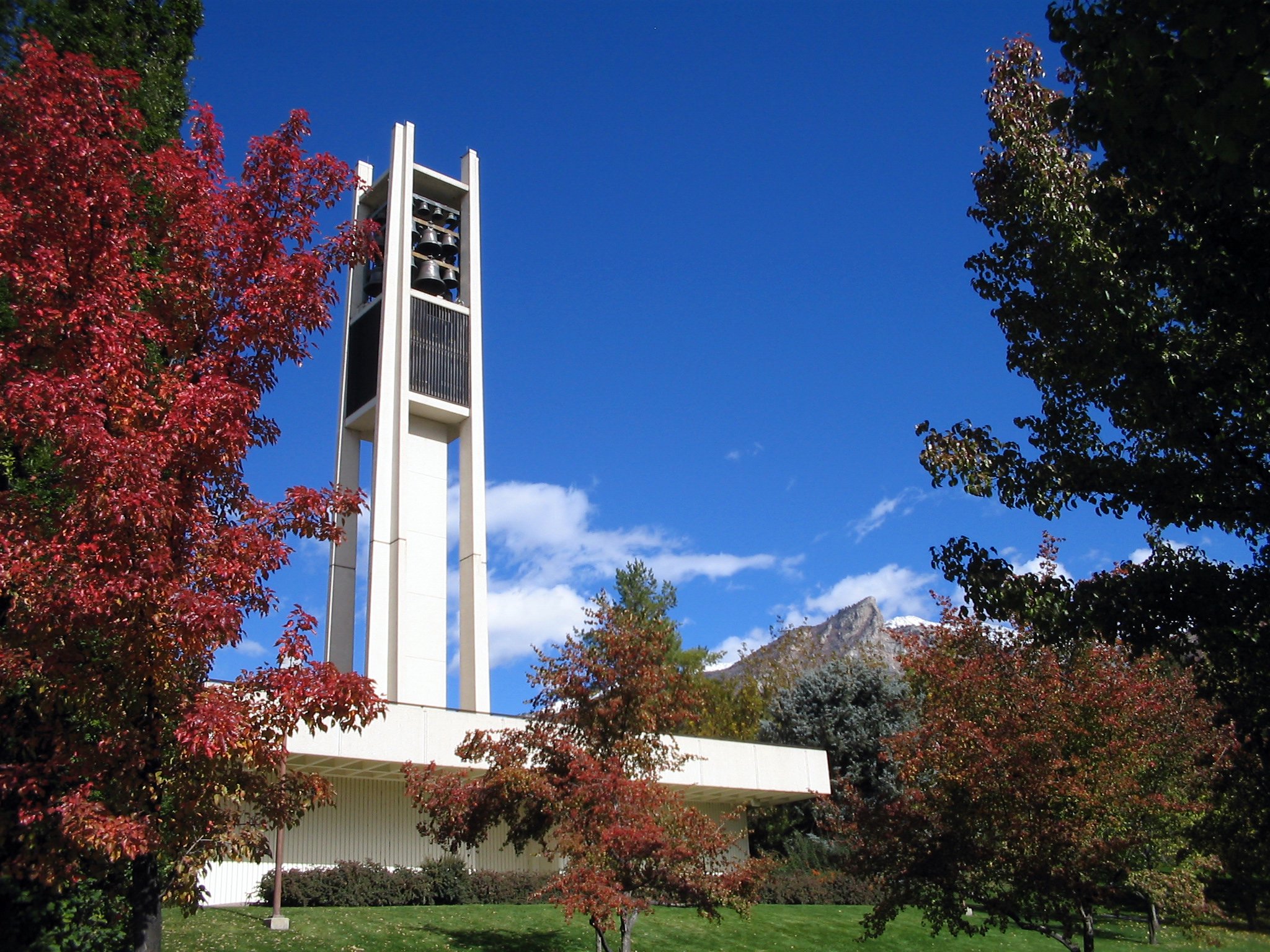 The Clarillon bell tower on BYU's campus
