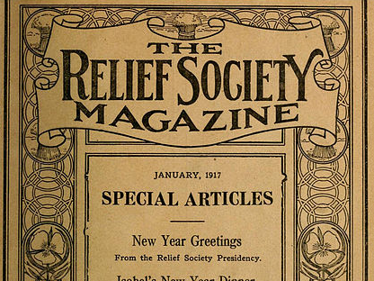 Cover of the Relief Society Magazine, dated January 1917.
